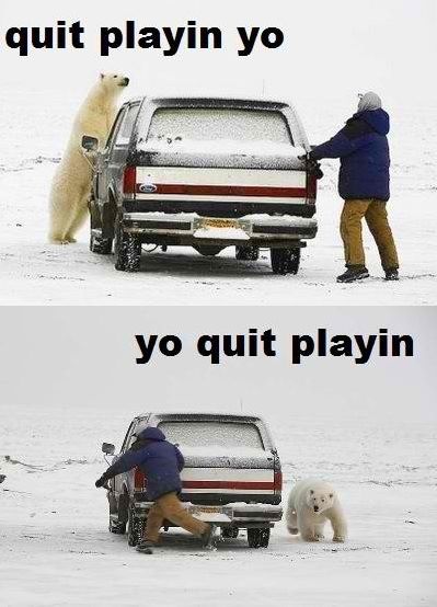 Quit playin