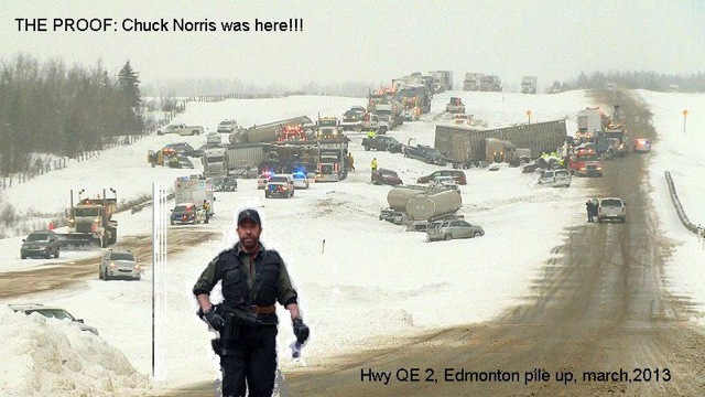 Chuck Norris was here